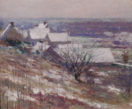 Theodore Robinson Winter Landscape oil painting picture